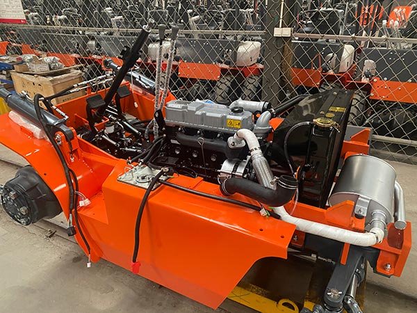 diesel forklift dimensions